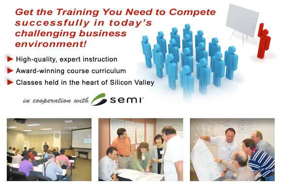 Get the training you need to compete successfully in today's challenging business environment!